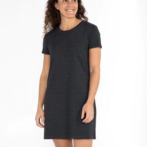 ⭐️ Free Fly Bamboo Flex Pocket Dress - Heather Black